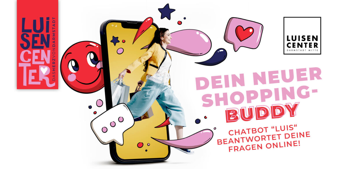 BREAKING NEWS – SawatzkiMühlenbruch bringt KI ins Center: LUIS unterstützt Shoppingfans in Darmstadt ab sofort online